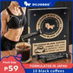 DUJOSOO black coffee Kofe High protein and zero fat zero trans fatty acids 3*10g